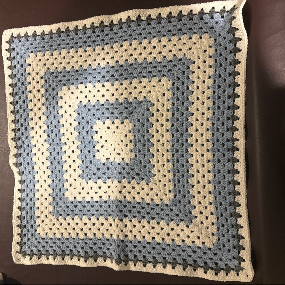 💥Buy Two Get 1 Free💥 Handmade Crochet Baby Blanket Car Seat or Stroller